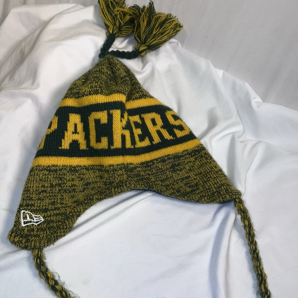 Reebok Green Bay Packers Beanie Hat NFL Team Apparel One Size - Picture 4 of 6